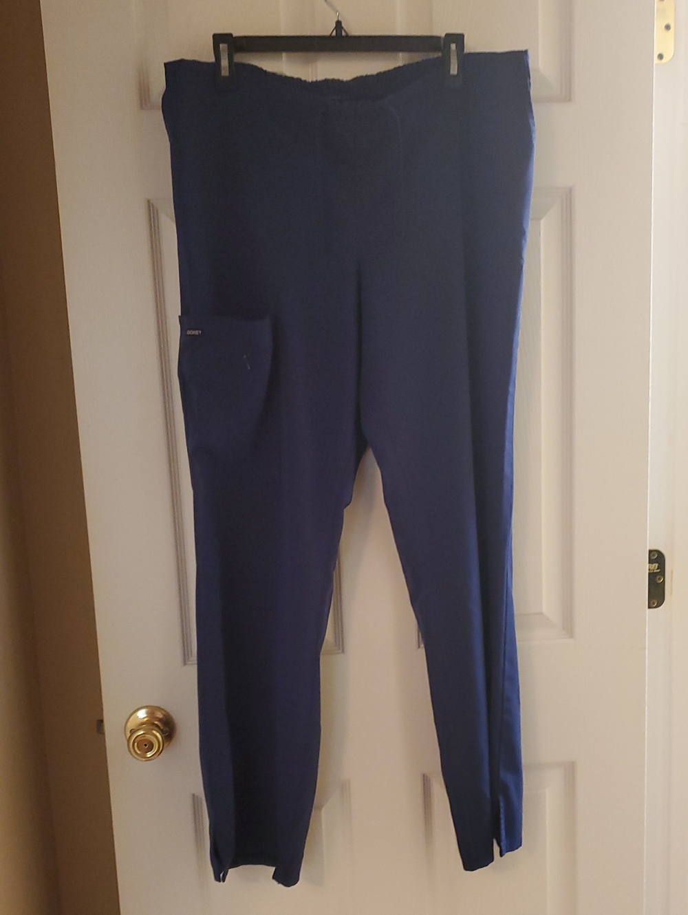 Women's Navy Stretch Pull-On Scrubs
